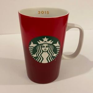 Starbucks 2015 Red Ombré tall mug